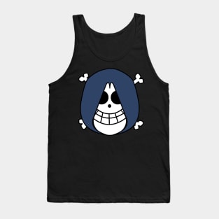 Hooded Jolly Roger Tank Top